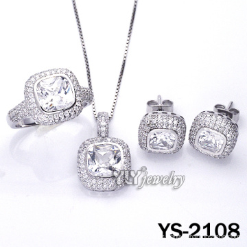 925 joyas de plata conjunto con Customed (YS-2108)